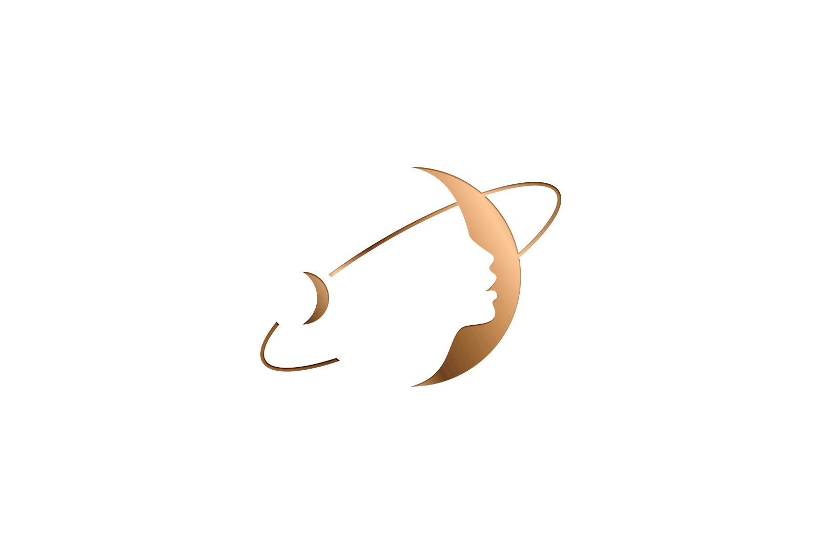 Moon Portrait Logo FOR SALE"