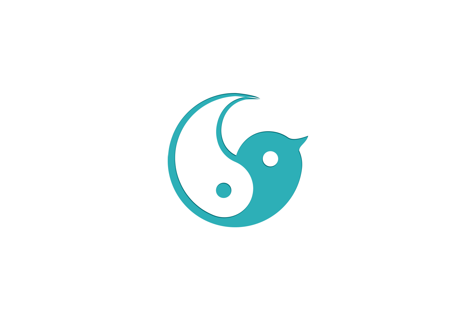 Yin-yang Bird Logo FOR SALE"