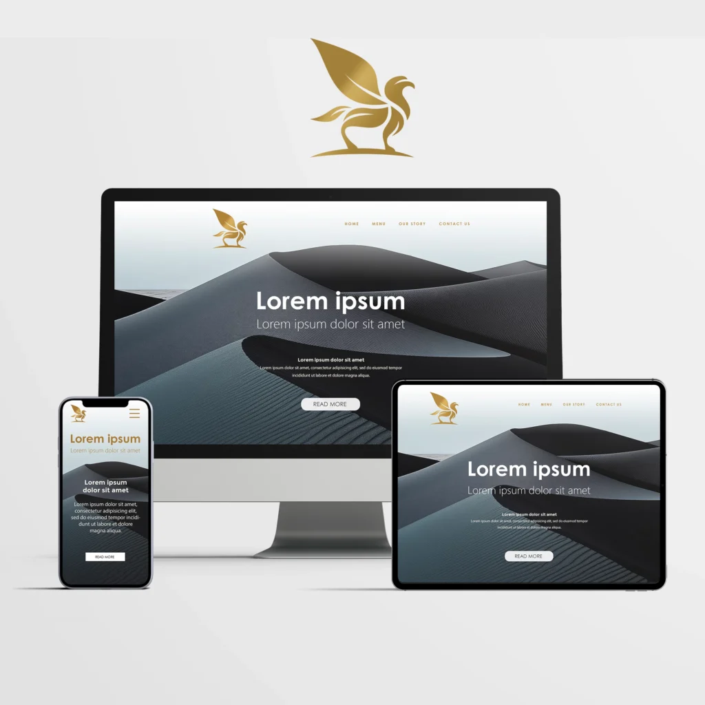 Branding package including logo design and Full Customised Site