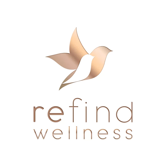 Logo design of a bird in negative space transforming in a flying bird