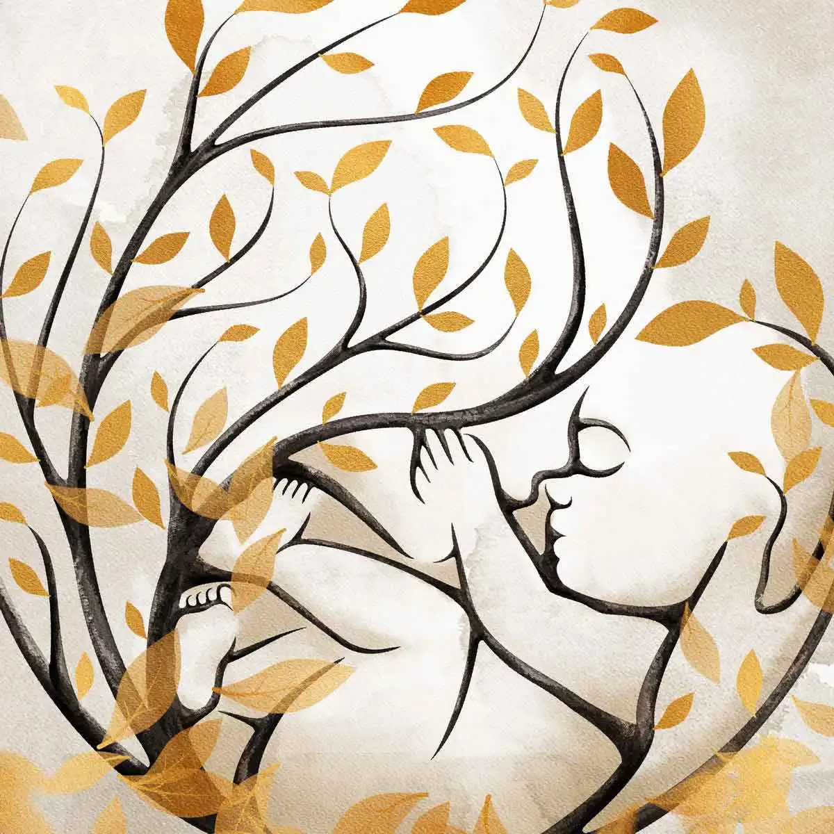 ART | DESIGN 6 Detail of a tree artwork from ArtFeel’s Enchanted Trees collection