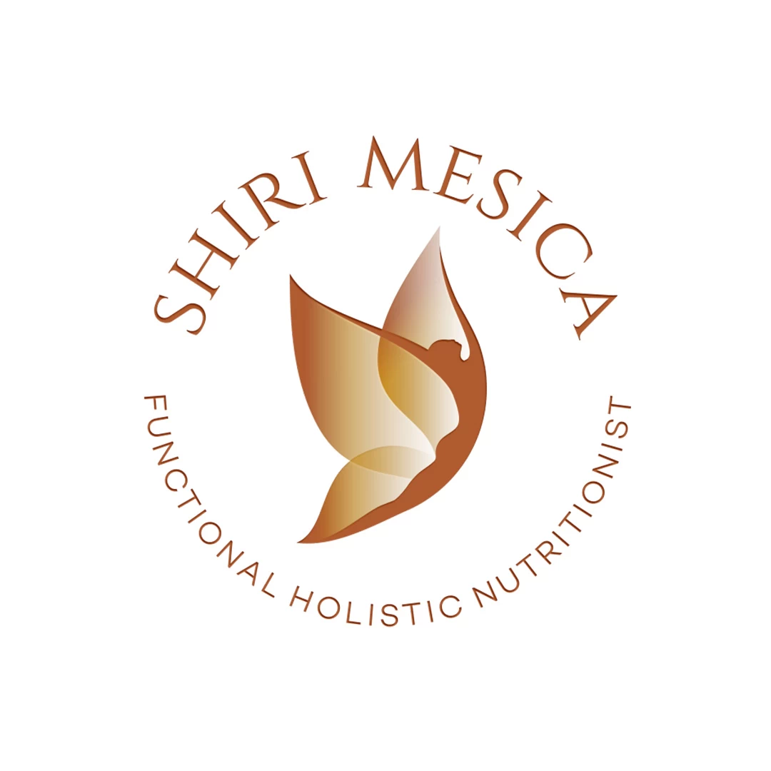 LOGO | BRANDING 25 Holistic Emblem Logo of a person with wings forming a butterfly