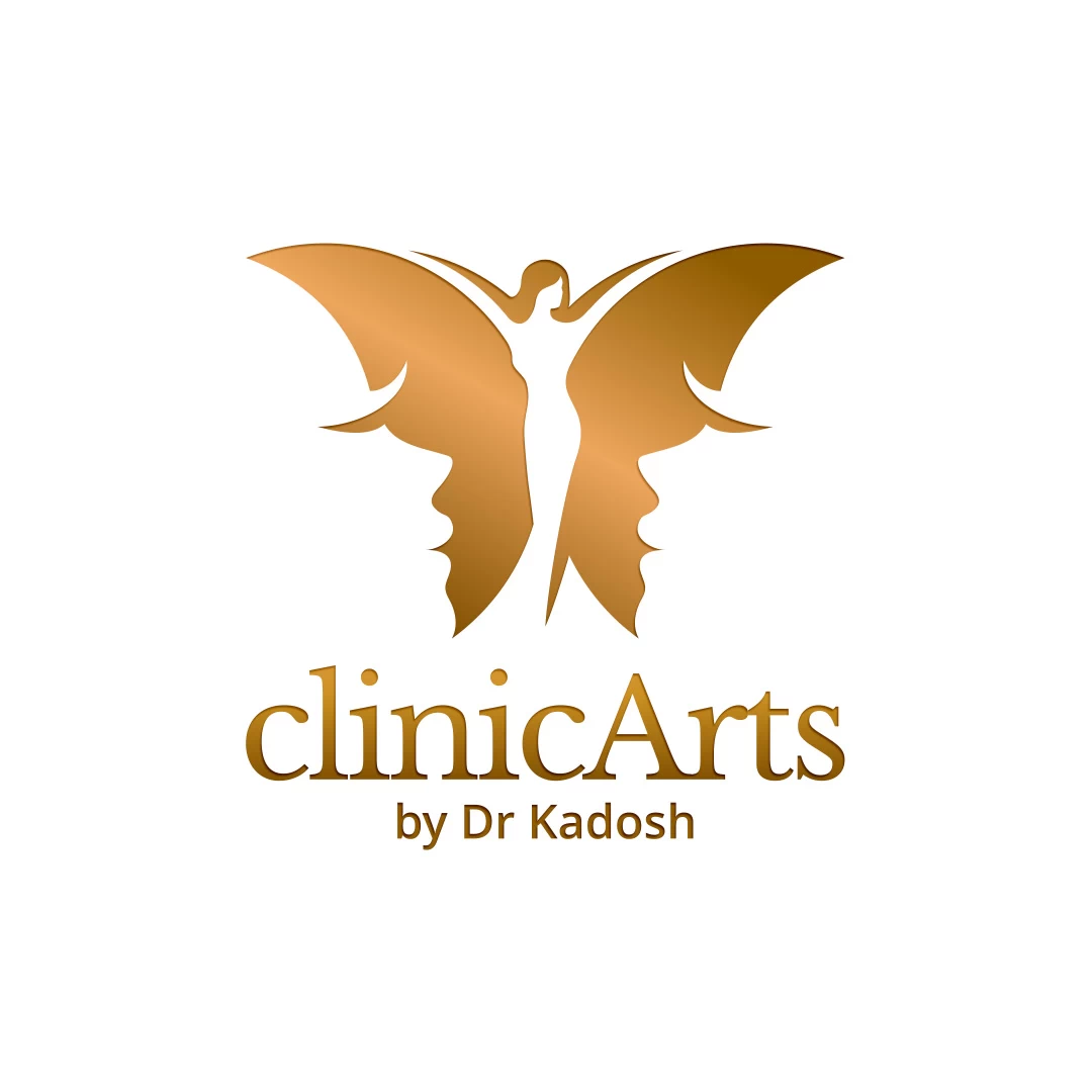 LOGO | BRANDING 16 Beauty Clinic Logo design of a butterfly with beautiful lady and faces in negative space